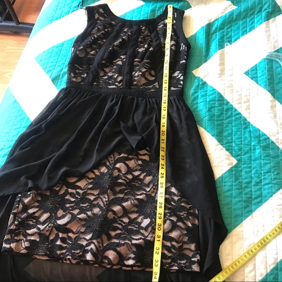 Morgan & Co. overlay high low dress - Picture 9 of 13